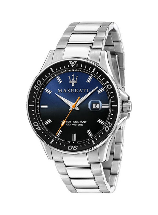 مازيراتي ساعة يد بعقاربٍ وسوارٍ من الإستانلس ستيل من طراز R8853140001 . للرجال - Image 1