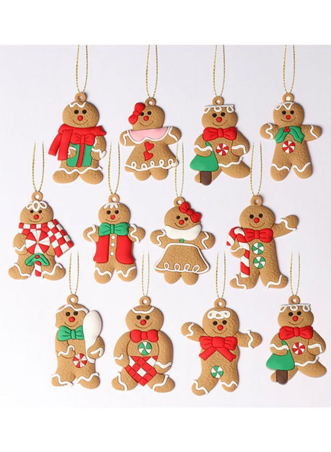 Generic - Artificial Tree With Pie Men Ornaments Multicolour 150cm - Image 1