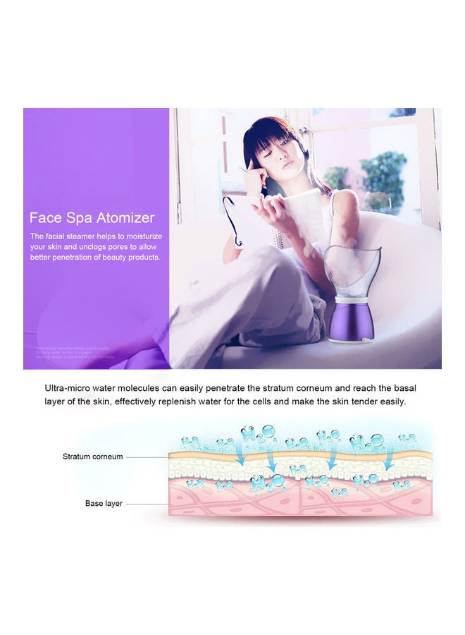 Generic Face Steamer Facial Moisturizing Purple  - Image 2