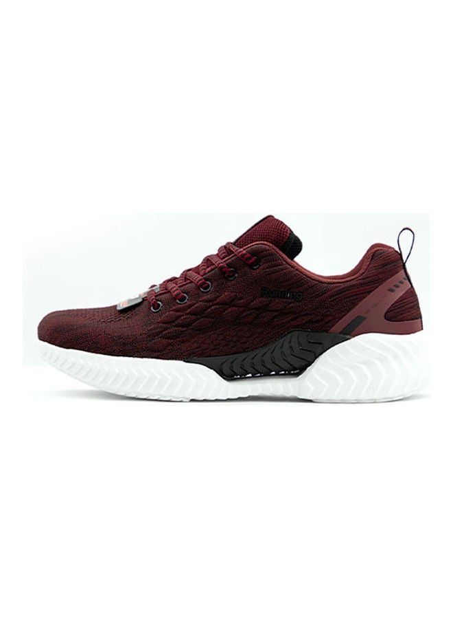 GADZ - Men's Amphibian Lace-Up Running Shoes Shoes Maroon - Image 1