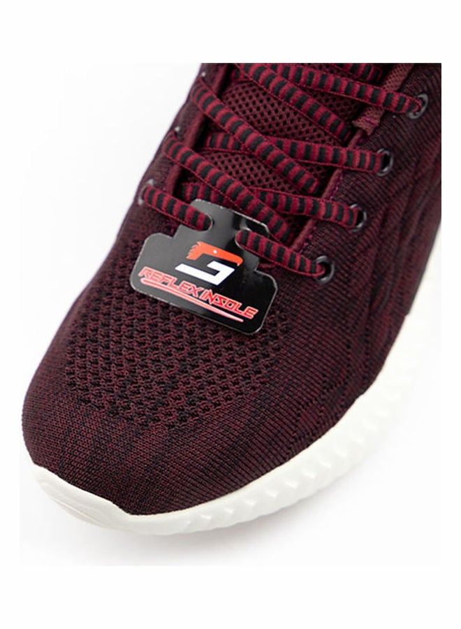 GADZ - Men's Amphibian Lace-Up Running Shoes Shoes Maroon - Image 1