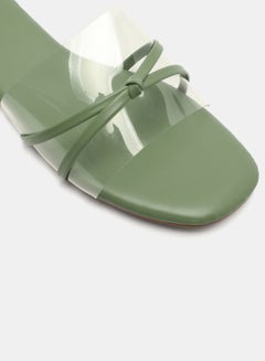 Slip-On Casual Flat Sandals Green - v1627816137/N48797303V_4