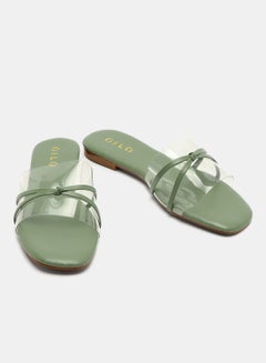 Slip-On Casual Flat Sandals Green - v1627816138/N48797303V_2