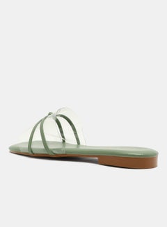 Slip-On Casual Flat Sandals Green - v1627816138/N48797303V_3