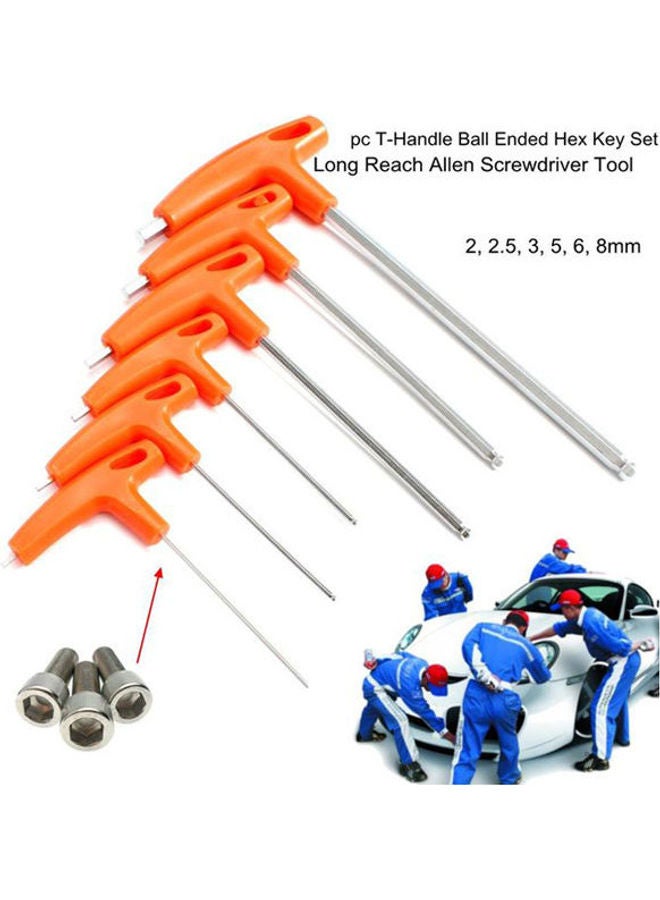 JUNENG - T-Handle Hex Key Red - Image 1