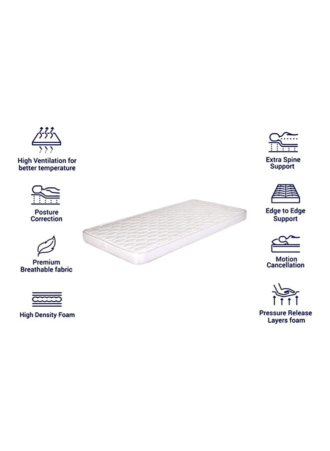 Generic Single Medicated Mattress White 190x10cm  - Image 2