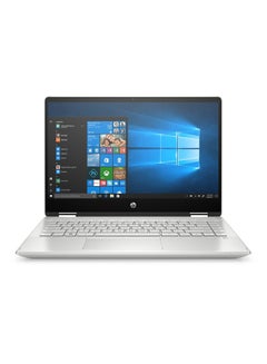Pavilion X360 14-dh1026ne (2020) Convertible 2 In 1 Laptop With 14-Inch Display, Core i5 10110U Processor/8GB RAM/512GB SSD/2 VGA Nvidia GeForce MX Series Graphics With English/Arabic Keyboard English/Arabic Silver