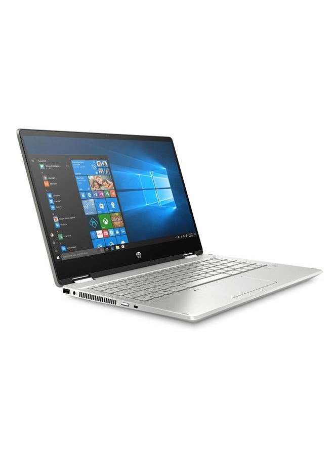 HP - Pavilion X360 14-dh1026ne (2020) Convertible 2 In 1 Laptop With 14-Inch Display, Core i5 10110U Processor/8GB RAM/512GB SSD/2 VGA Nvidia GeForce MX Series Graphics With English/Arabic Keyboard English/Arabic Silver - Image 1