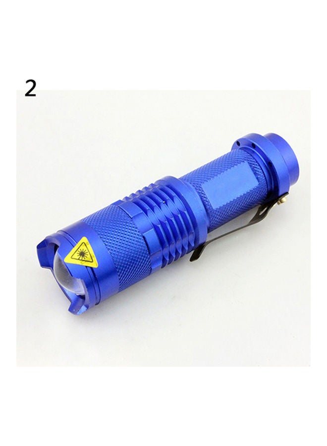 Mini LED Flashlight Blue 9.2x2.6cm