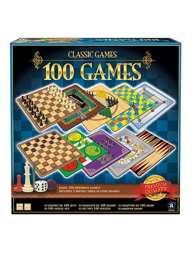 ميرشانت امباسادور طقم 100 لعبة لوحية كلاسيكية  - Image 1