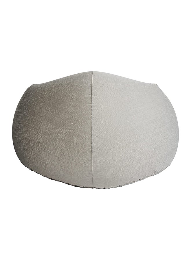 انتكس كرسي مريح من الفينيل بدون حبيبات قابل للنفخ للأماكن الداخلية والخارجية رمادي 107x104x69سم - Image 4