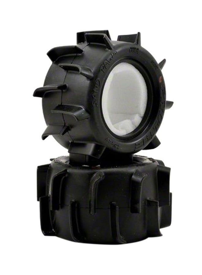 HPI RACING - 2-Piece Sand Paw Rear Truck Tires For RC Cars 1052-01 - Image 1