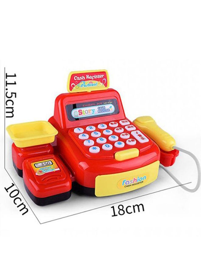 CYTHERIA Electronic Cash Register Pretend Play Set 12 x 11 x 18cm - Image 3
