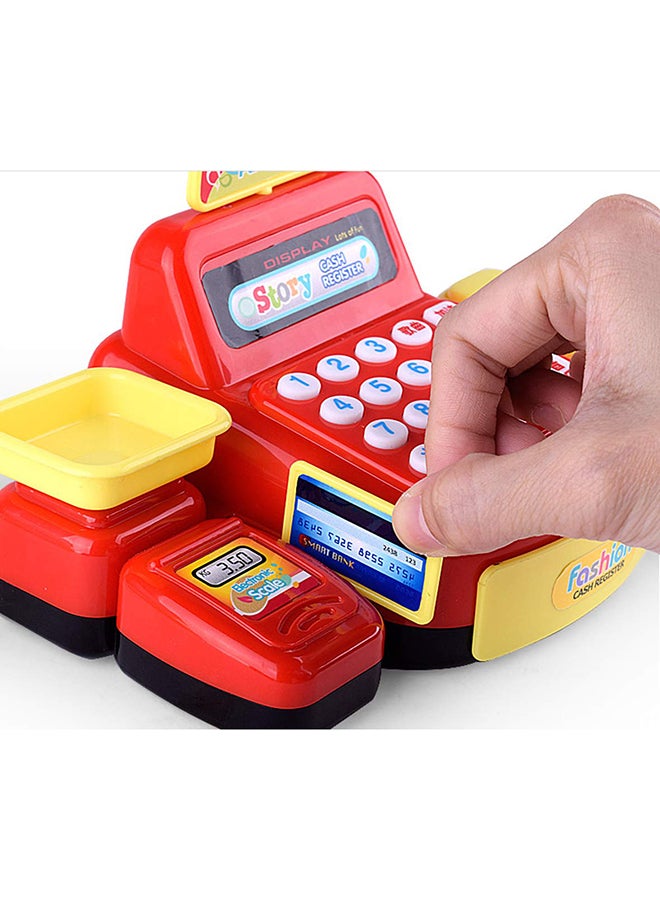 CYTHERIA Electronic Cash Register Pretend Play Set 12 x 11 x 18cm - Image 4