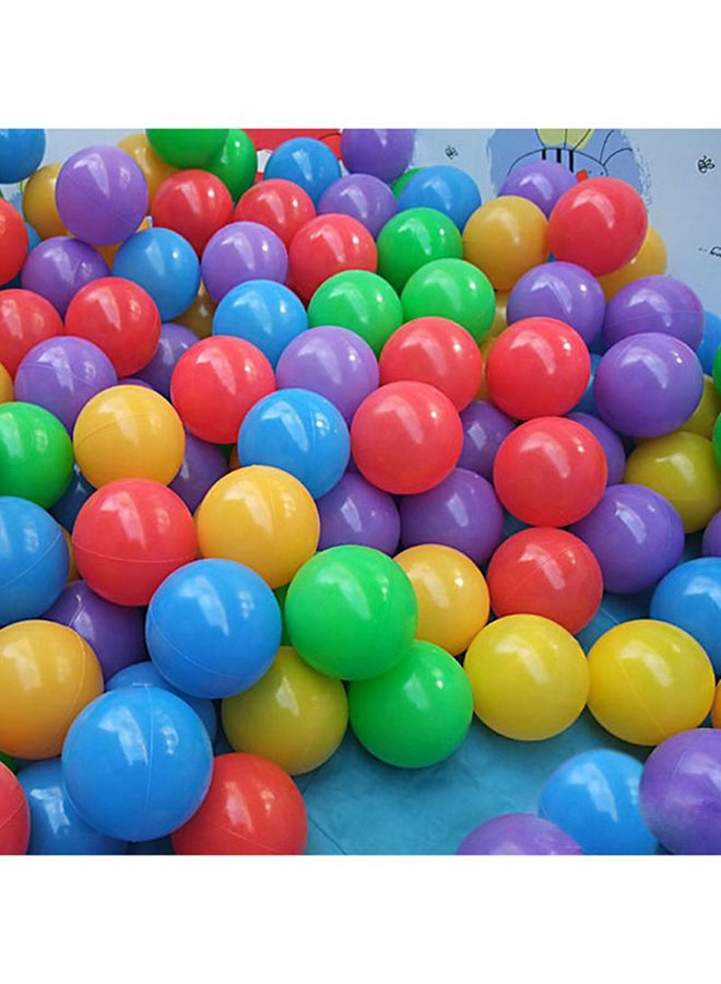 100-Piece Colorful Soft Plastic Ocean Fun Ball Tent Swim Pit Toy Game Set - Image 5