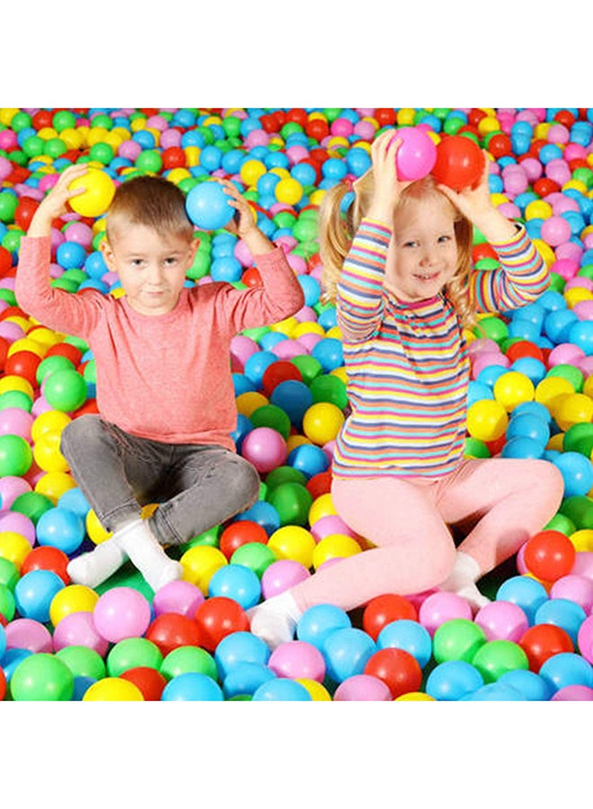 100-Piece Colorful Soft Plastic Ocean Fun Ball Tent Swim Pit Toy Game Set - Image 3