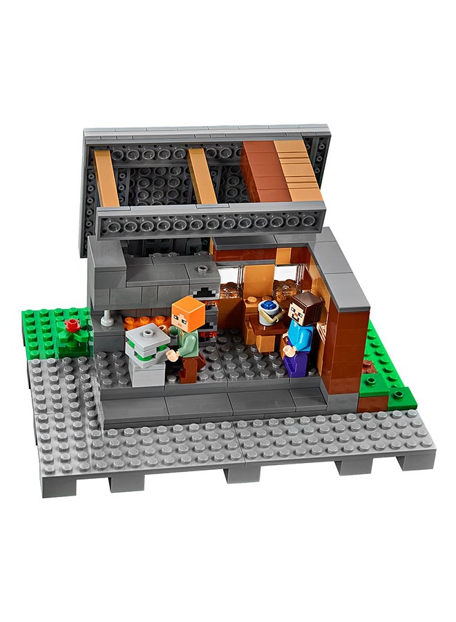 مجموعة مكعبات بناء بشكل قرية فاخرة من لعبة Minecraft . 58.2x37.8x11.8سم - Image 5