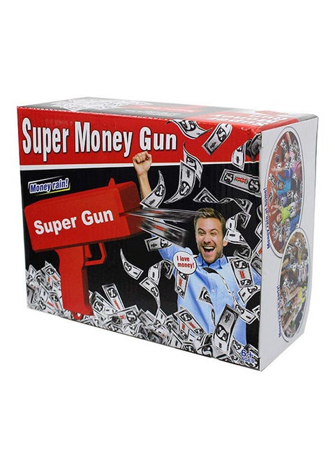 11-Piece Cash Cannon Super Money Gun Set Durable Sturdy Rich Detailed Designed