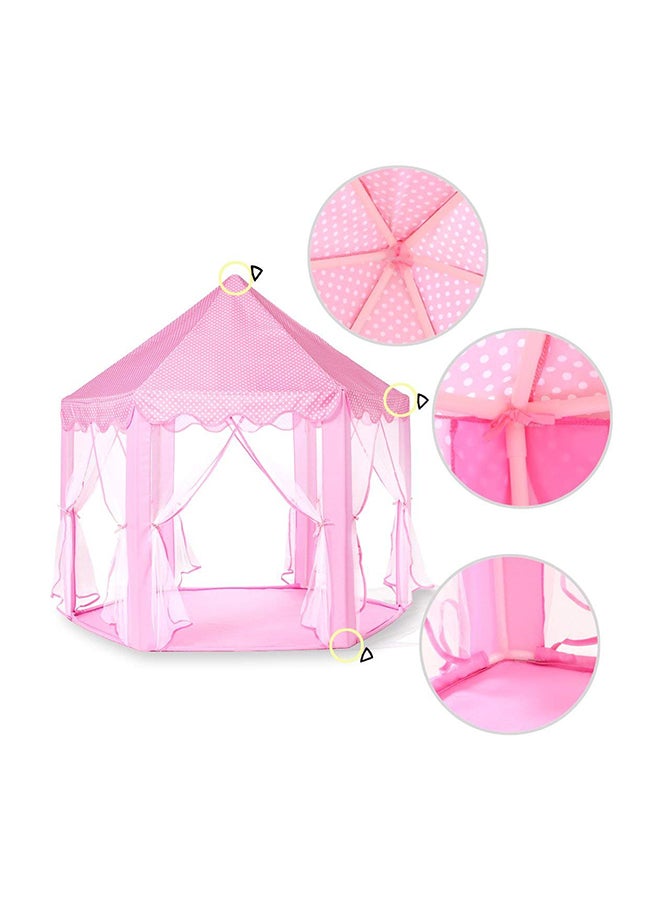 Monobeach Princess Castle Play Tent With Star String Light 55 x 53inch - Image 3