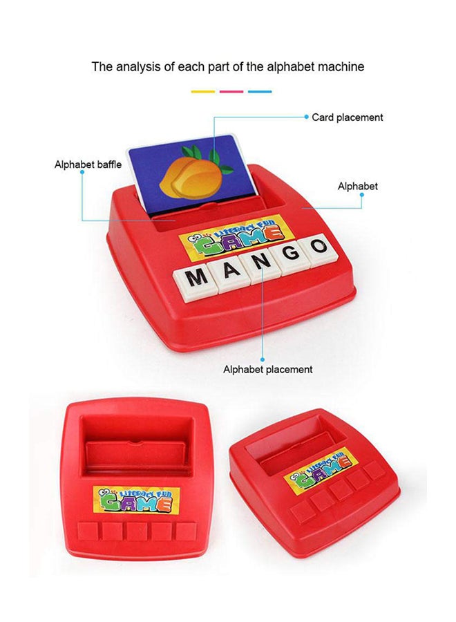 Beauenty Alphabet Letter Word Spelling Early Learning Toy Kit For Toddlers 14x13.5x4cm  - Image 4