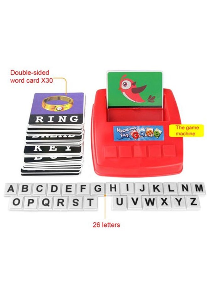 Beauenty Alphabet Letter Word Spelling Early Learning Toy Kit For Toddlers 14x13.5x4cm  - Image 5