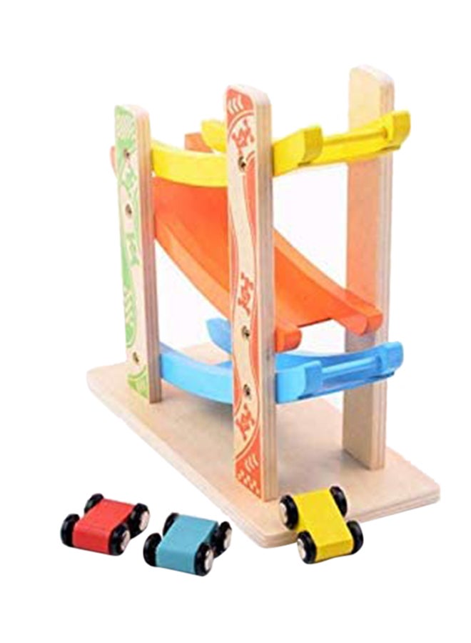 Wooden Toys Speeding Car Ramp Track With Cars  - Image 3