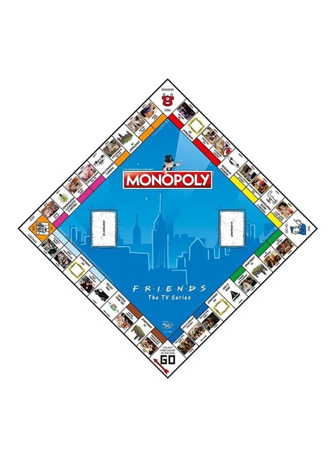 ويننج موفيز لعبة مونوبولي اللوحية بتصميم مستوحى من مسلسل Friends التلفزيوني، طراز 27229. - Image 3