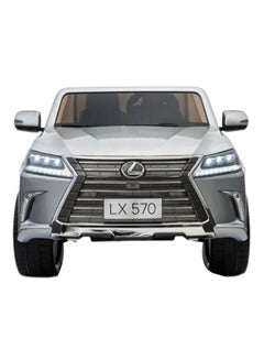 Lexus LX 570 Ride-On Car Silver 134x85x63cm