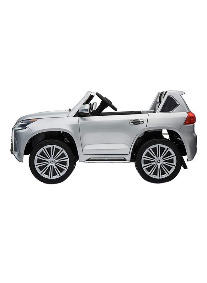 Megastar - Lexus LX 570 Ride-On Car Silver 134x85x63cm - Image 1