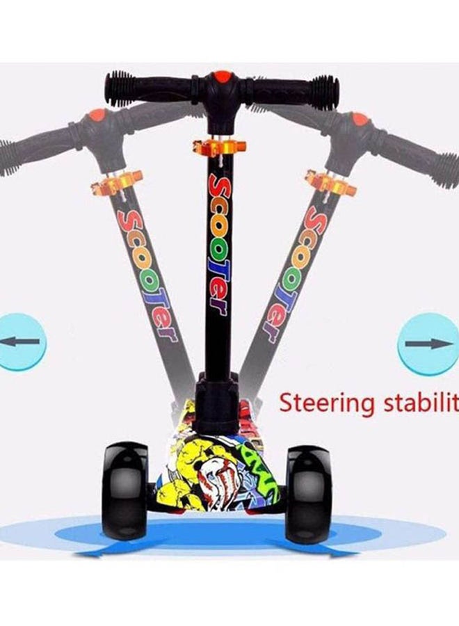 Cool Baby 3-Wheel LED Light Up Adjustable Foldable Scooter Multicolour 60x65x28cm - Image 4