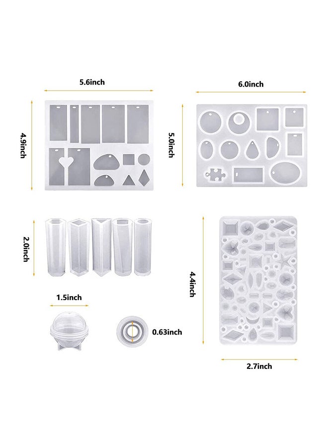 127-Piece Diy Handmade Resin Casting Mold Kit