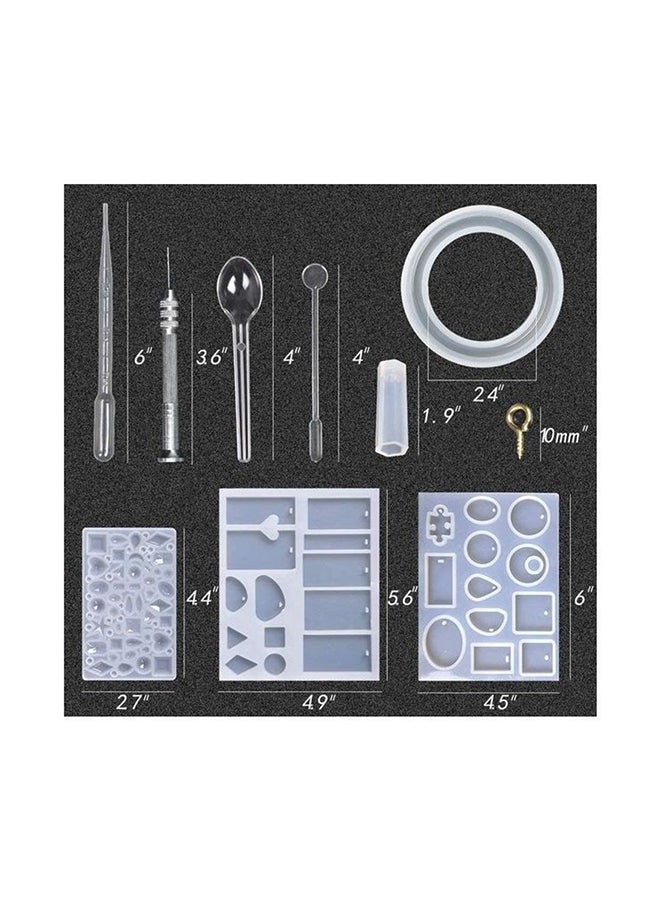127-Piece Diy Handmade Resin Casting Mold Kit