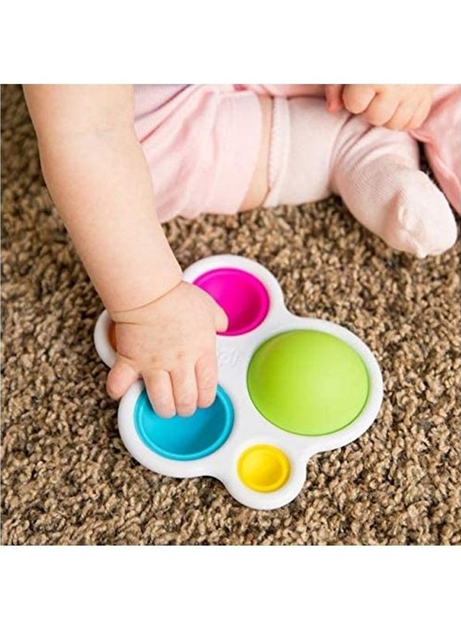 Fat Brain Toys - Dimpl Baby Toy Easy To Clean And Disinfect Relieves Teething Pain Pop Up 36.2x20.7x17.7cm - Image 1