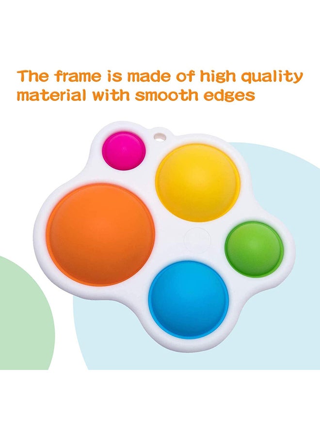 Fat Brain Toys - Dimpl Baby Toy Easy To Clean And Disinfect Relieves Teething Pain Pop Up 36.2x20.7x17.7cm - Image 1