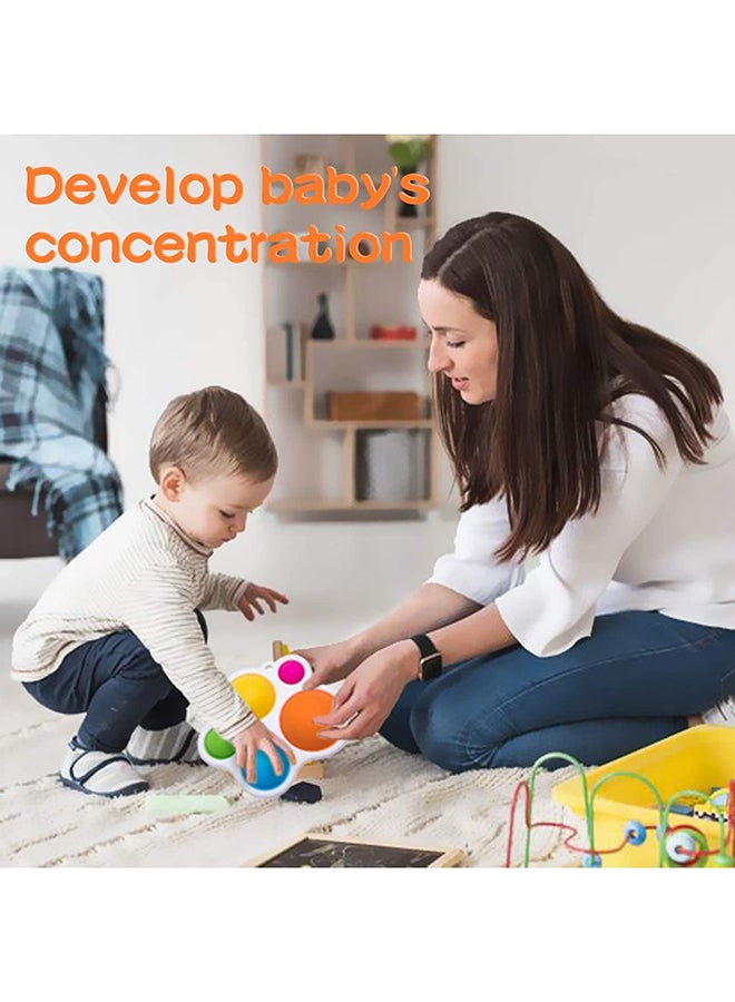 Fat Brain Toys - Dimpl Baby Toy Easy To Clean And Disinfect Relieves Teething Pain Pop Up 36.2x20.7x17.7cm - Image 1