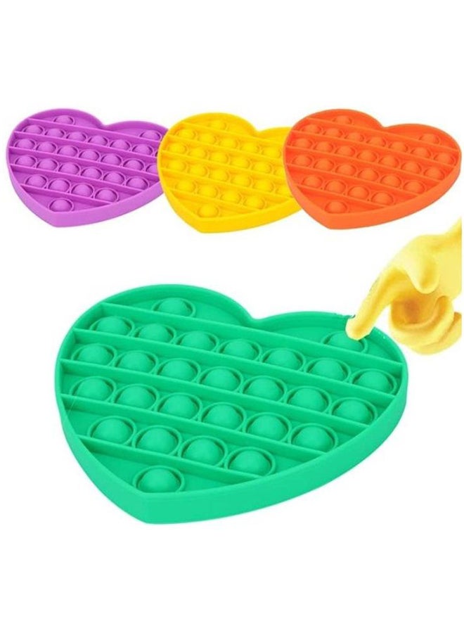 شو وو لعبة فيدجيت حسية لفرقعة الفقاعات بالضغط من 4 قطع - Image 1