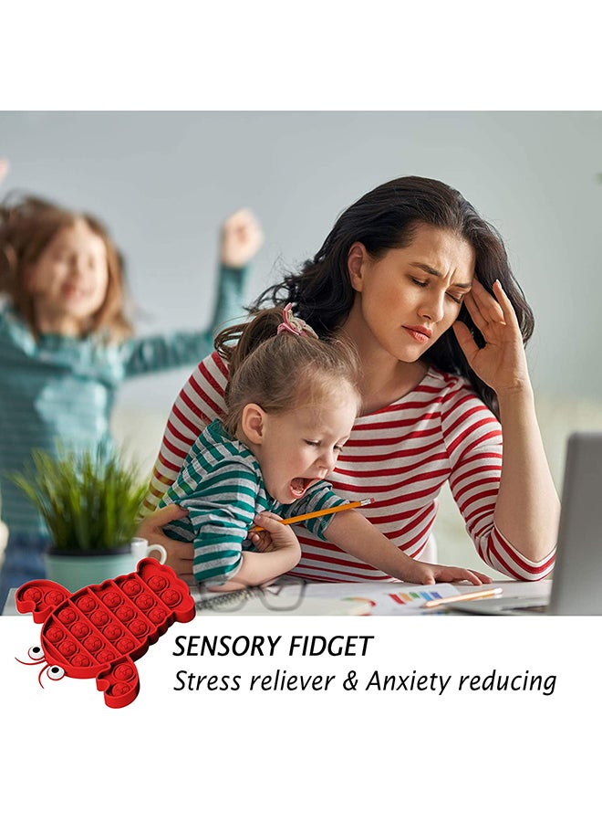 شو وو لعبة فيدجيت حسية مزودة بفقاقيع منبثقة - Image 3