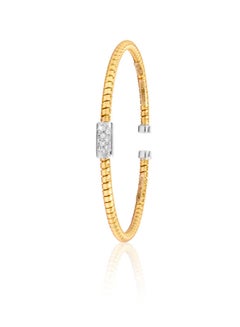 LIALI JEWELLERY 18 Karat Gold Tessitore Bangle 