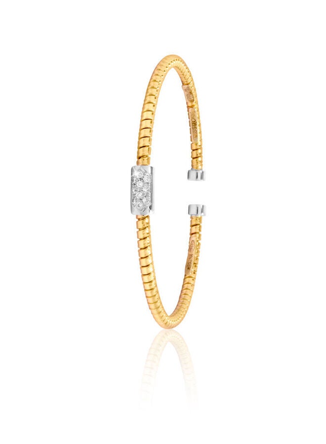 LIALI JEWELLERY 18 Karat Gold Tessitore Bangle 