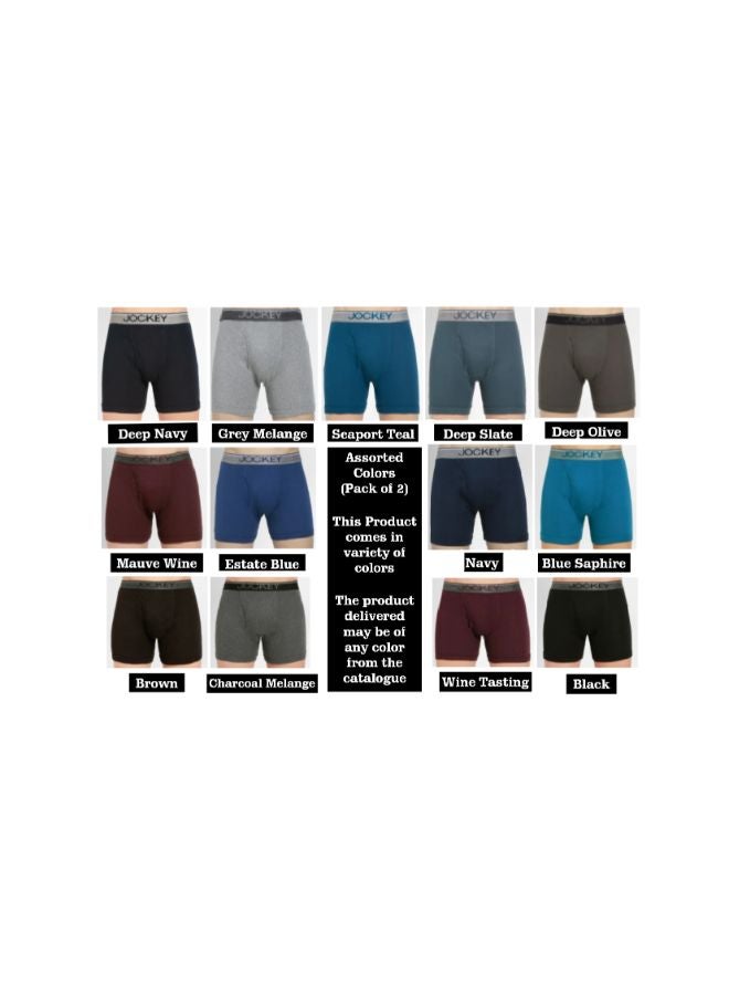 JOCKEY - 2 Pack Of Mordern Classic Boxer Assorted - Image 1