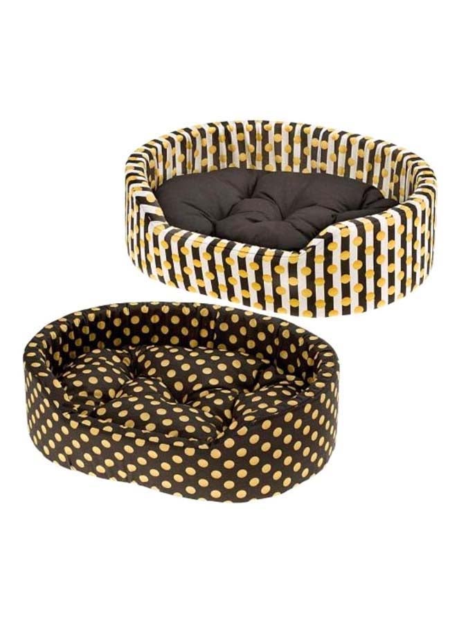 Ferplast Dandy C 80 Cotton Bed For Cats And Dogs Pois Lines Multicolour 