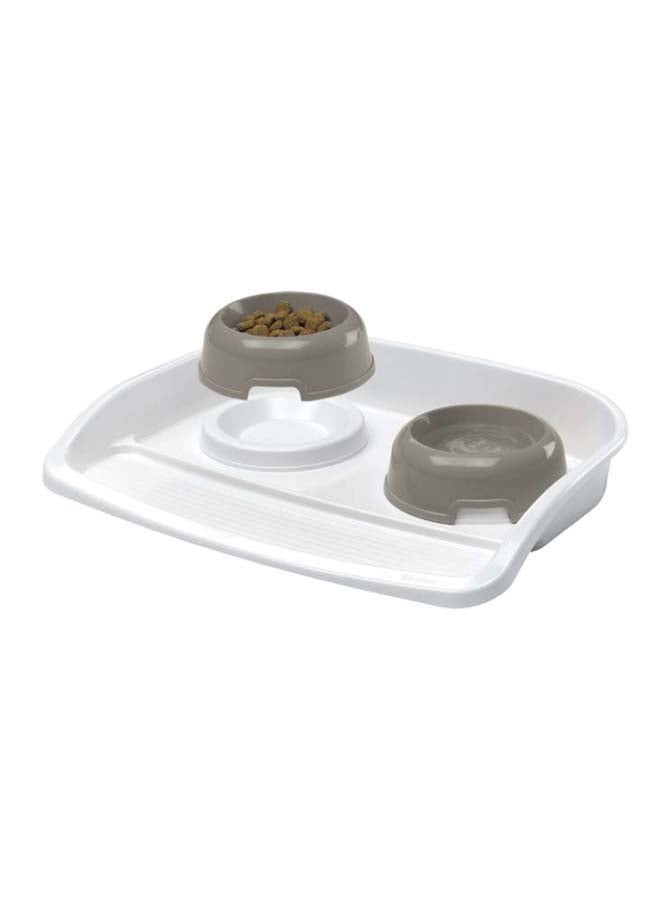 Ferplast Maxi Lindo Plastic Bowls With Tray 1L Multicolour 