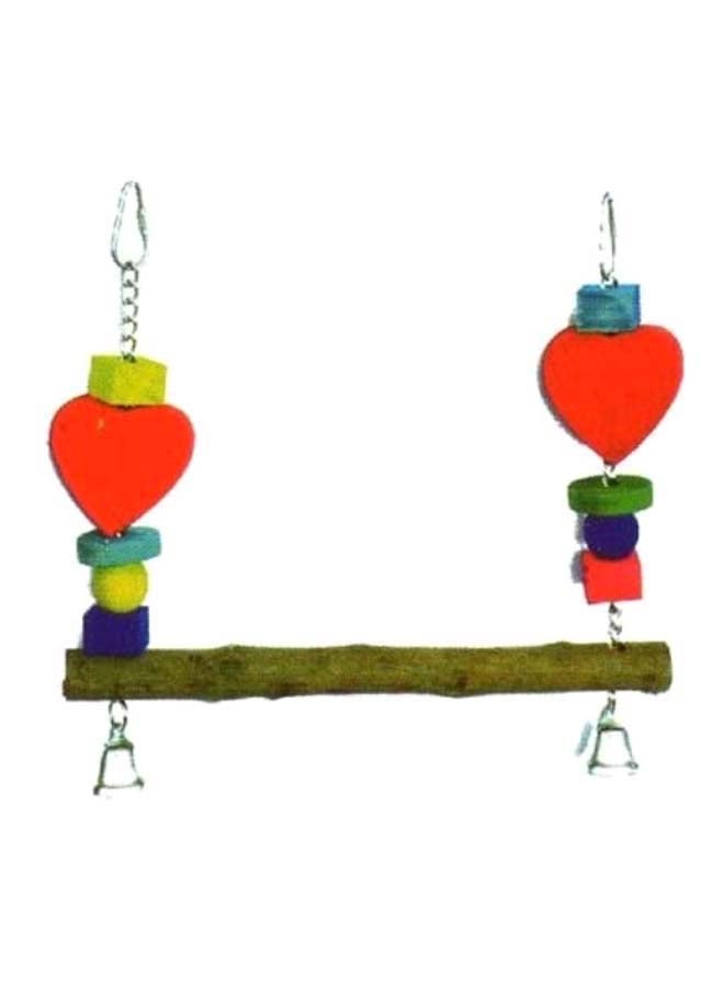 Swing Toy For Large Birds With Bells
