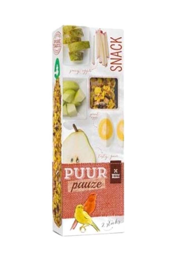 ويت مولين أصابع بخلاصة التفاح والكمثرى لطائرك الأليف من بور بوز متعدد الألوان 60جرام