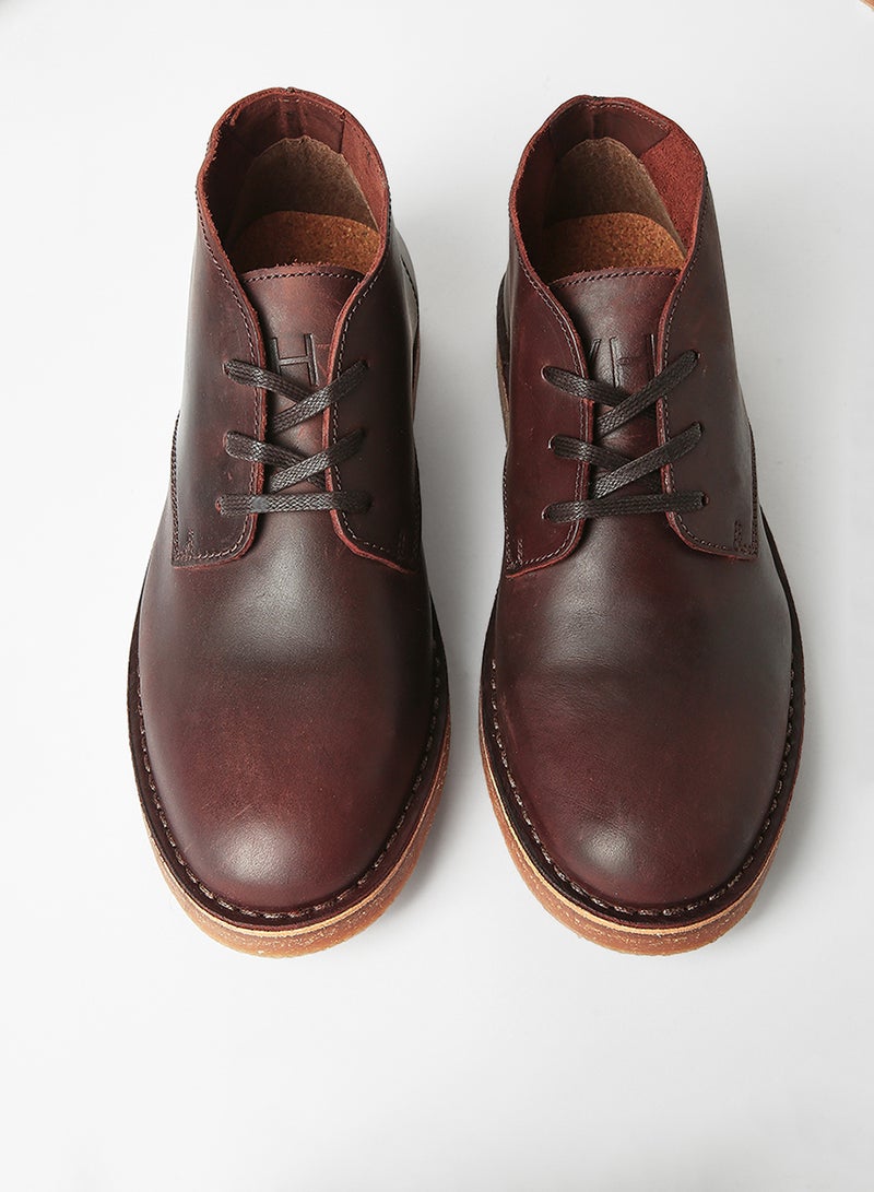 Selected Homme - Leather Chukka Boots Brown - Image 1