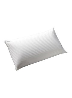 Maestro 2 Pieces Soft Hotel Striped Bed Pillow Microfiber White 50x90cm 