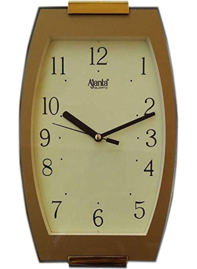 Ajanta Simple Analogue Wall Clock Ivory - Image 1