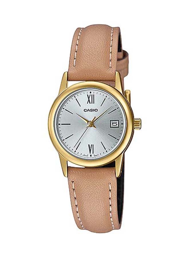 CASIO Women's Wrist Watch LTP-V002GL-7B3UDF  Brown  - Image 1