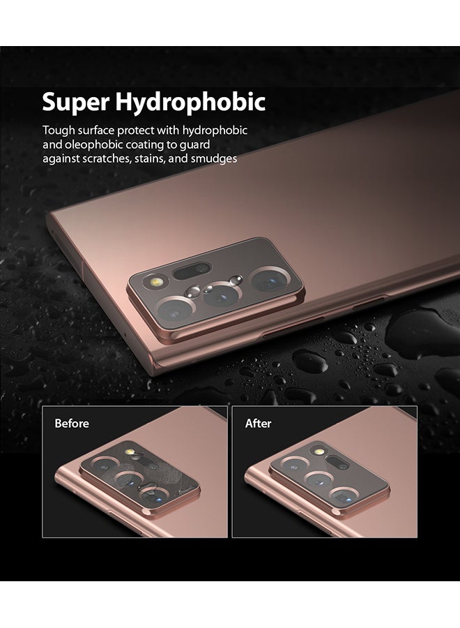 Ringke Pack of 3 Tempered Glass Lens Protector For Galaxy Note 20 Ultra Clear - Image 3