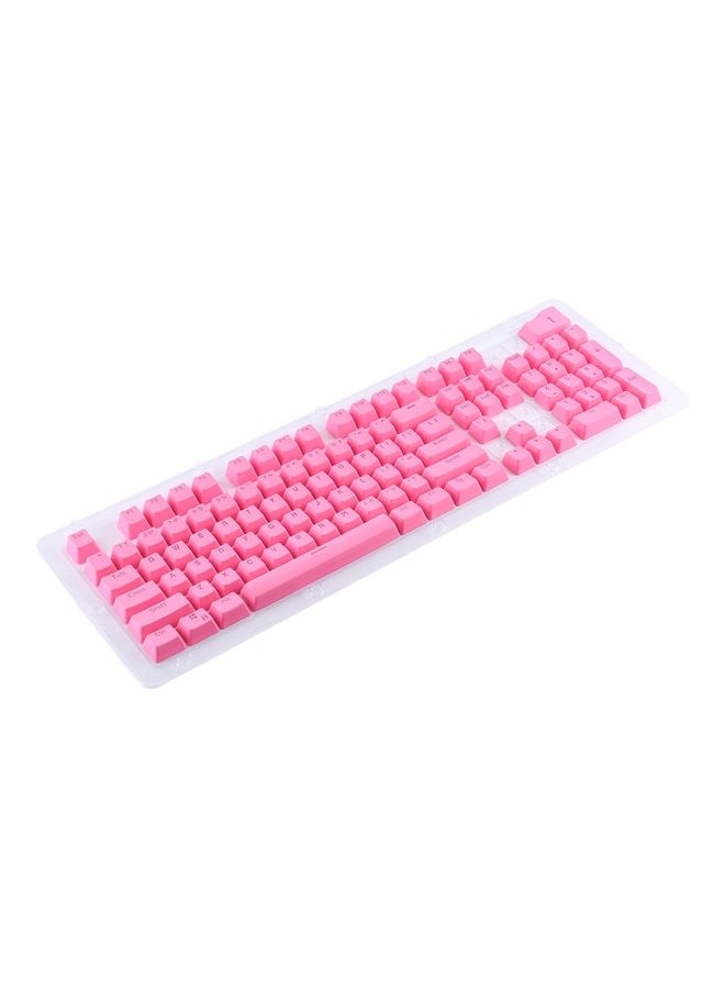 Generic - Double Shot PBT Backlit Keycaps For Mechanical Keyboard Pink - Image 1